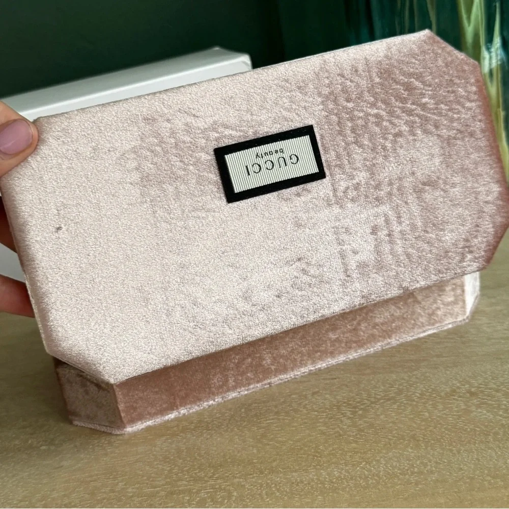 NEW Gucci Jewelry Box Pink Velvet